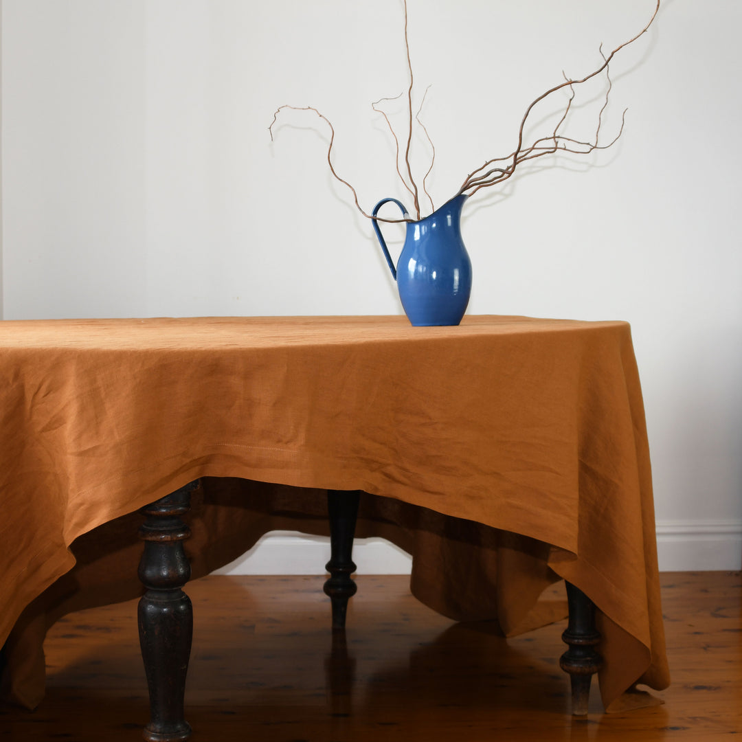 Best Sellers - Burnt Butter Tablecloth and Napkins