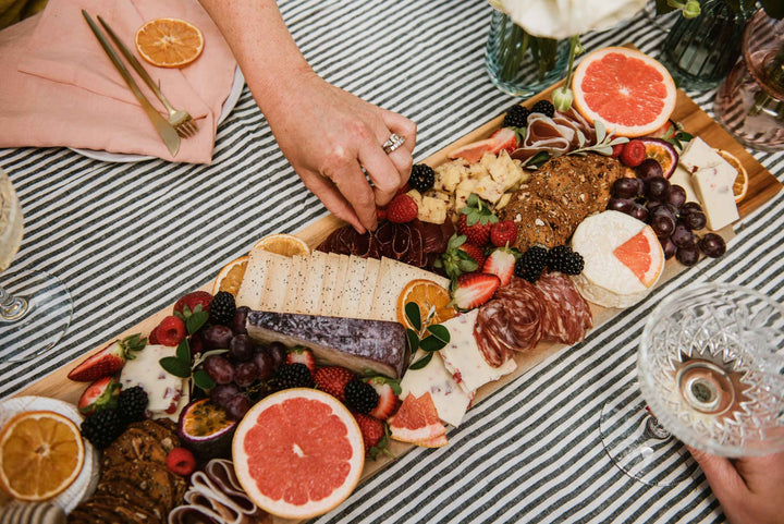 Salt and Pepper Stripe Linen Tablecloth