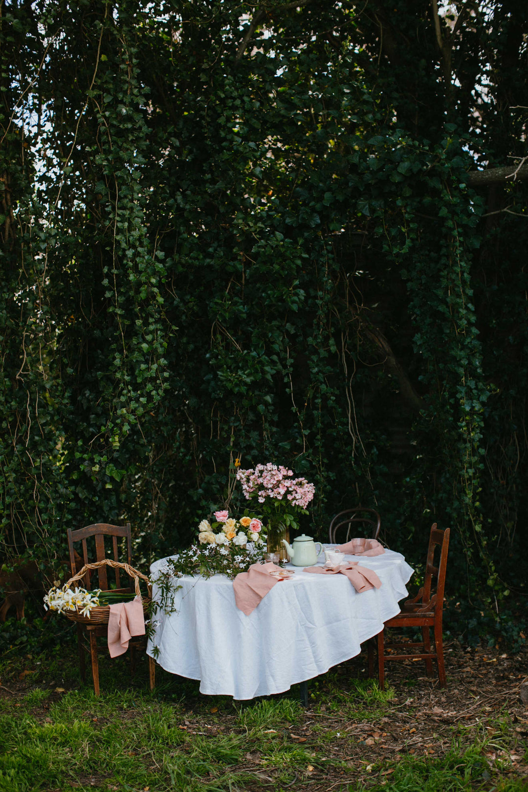 Rosé Pink Linen Napkins - Set Of Four