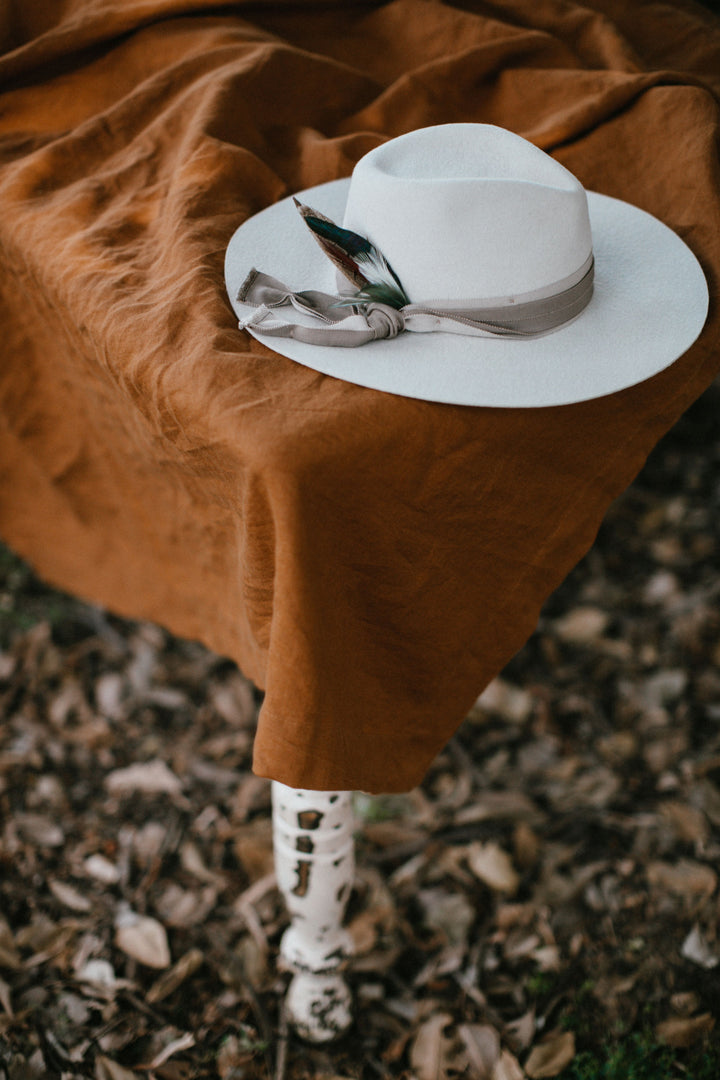 Burnt Butter Linen Tablecloth